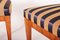 Biedermeier Walnut Dining Chairs, Austria, 1820s, Set of 3 8