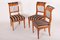 Biedermeier Walnut Dining Chairs, Austria, 1820s, Set of 3 6