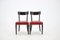 Chaises de Salle à Manger en Cuir Rouge pour UP, Tchécoslovaquie, Set de 4, 1950s 4