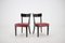 Chaises de Salle à Manger en Cuir Rouge pour UP, Tchécoslovaquie, Set de 4, 1950s 5