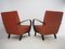 Set of Art Deco Armchairs by Jindrich Halabala, Czechoslovakia, 1940s 7