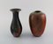 Two Vases in Glazed Stoneware by Paul Dressler for Grotenburg, Germany, 1940s, Set of 2 2