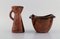 Vases in Glazed Stoneware by Paul Dressler for Grotenburg, Germany, 1940s, Set of 2 2
