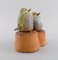 Two Birds Sculpture in Glazed Stoneware by Janne Fagerfäldt, Sweden 2