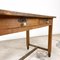 Petite Table Brocante Marron avec Tiroirs 4