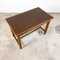 Small Brown Brocant Table With Drawers 2