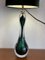 Green Hourglass Table Lamp from Val Saint Lambert, 1950s 5