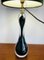 Green Hourglass Table Lamp from Val Saint Lambert, 1950s 2