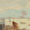 Eduardo Scognamiglio, Bay of Naples, Oil on Panel, Framed, Image 7