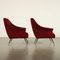 Set of Armchairs in Metal, Brass and Fabric, Italy, 1950s, Image 3