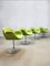 Vintage Green Little Tulip Office Chairs by Pierre Paulin for Artifort, Set of 4 4