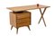Oak Desk from Mercier Brothers, 1950s, Image 14