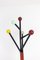 Steel and Lacquered Wood Coat Rack by Roger Feraud, 1950s 4