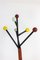 Steel and Lacquered Wood Coat Rack by Roger Feraud, 1950s 3