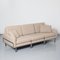Beigefarbenes 3-Element Sofa im Knoll Parallel Bar Stil, 1960er 1