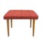 Mid-Century Upholstered Stool or Footrest, Czechoslovakia, 1960s 2