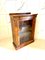 Antique Victorian Burr Walnut Inlaid Display Cabinet 4