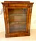 Antique Victorian Burr Walnut Inlaid Display Cabinet 3