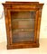 Antique Victorian Burr Walnut Inlaid Display Cabinet, Image 3