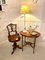 Antique Edwardian Mahogany Inlaid Oval Lamp Table 2