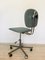 Green Fern Leather Office Chair, 1970s, Image 4