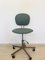 Green Fern Leather Office Chair, 1970s 9