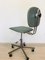 Green Fern Leather Office Chair, 1970s 5