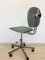 Green Fern Leather Office Chair, 1970s, Image 5