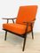 Orangefarbene Boomerang Sessel von Ton, 1960er, 2er Set 10