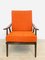 Orangefarbene Boomerang Sessel von Ton, 1960er, 2er Set 8