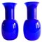 Italian Blue Murano Glass Vase by Aureliano Toso, 2000, Set of 2 2