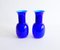 Italienische Vase aus blauem Muranoglas von Aureliano Toso, 2000, 2er Set 4