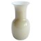 Medium Italian Murano Glass Vase Greige by Aureliano Toso, 2000s, Image 1