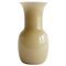 Medium Italian Murano Glass Vase Greige by Aureliano Toso, 2000s 2
