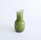 Medium Italian Murano Glass Vase Olive Green by Aureliano Toso, 2000 2