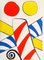 Alexandre Calder, Bols Rouges et Jaunes, 1975, Lithographie sur Papier Arches 1