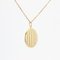 French 18 Karat Yellow Gold Chain Medallion Necklace, 1930s 6