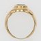 Französischer Moderner Topas Ring aus 18 Karat Gelbgold 11