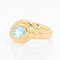 French Modern Topaz 18 Karat Yellow Gold Ring 6