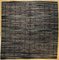 20th Century Italian Grey & Red Square Rug from Sardinia, 1960s 2