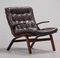 Vintage Danish Mid-Century Leather Lounge Chair by Ingmar Relling, Image 1