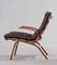 Vintage Danish Mid-Century Leather Lounge Chair by Ingmar Relling, Image 3