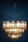 Smoke and Clear Murano Glass Tronchi Chandelier or Ceiling Light 3