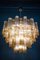 Smoke and Clear Murano Glass Tronchi Chandelier or Ceiling Light 10