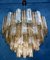 Smoke and Clear Murano Glass Tronchi Chandelier or Ceiling Light 11