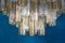 Rauch und Klar Murano Glas Tronchi Kronleuchter oder Deckenlampe 9