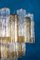 Rauch und Klar Murano Glas Tronchi Kronleuchter oder Deckenlampe 12
