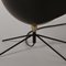 Schwarze Mid-Century Modern Saturn Tischlampe von Serge Mouille 7