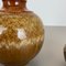Ceramic Pottery Fat Lava Vases from Strehla Ceramic, Germany, 1970s, Set of 2 7