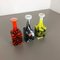 Vintage Pop Art Florence Vase aus Opalglas, Italien, 1970er, 3er Set 3